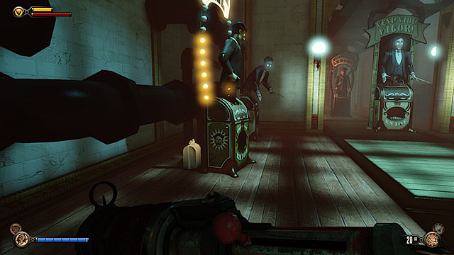 Office of Jeremiah Fink - inside a room to the left of the elevator (you can visit before leaving the factory) - Chapters 21-26 | Gear in BioShock Infinite - Gear - BioShock Infinite Guide