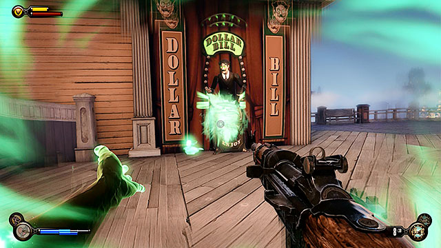 Exit the Hall of Heroes and use the Possession vigor on a Dollar Bill vending machine found at the plaza - Introduction | Lockpicks in BioShock Infinite - Lockpicks - BioShock Infinite Guide