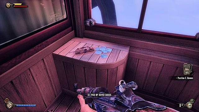 Soldiers Field - inside the cabin of the First Lady airship - Chapter 12 | Lockpicks in BioShock Infinite - Lockpicks - BioShock Infinite Guide