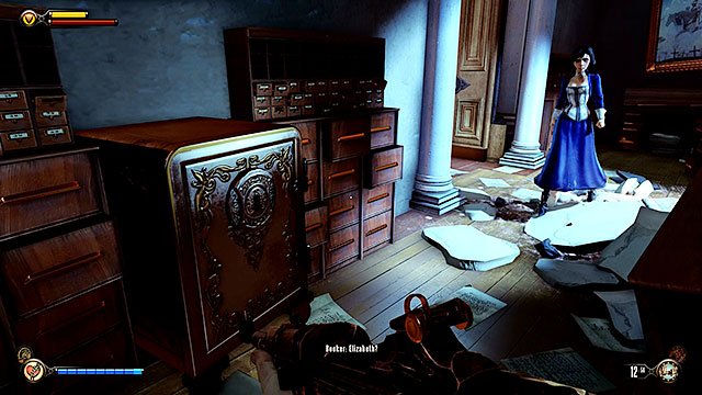 Youll find a safe inside a room with the hole in the wall - Safes and locked doors (chapters 29-37) | Lockpicks in BioShock Infinite - Lockpicks - BioShock Infinite Guide