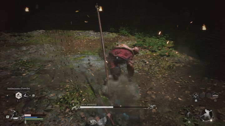 His combos don't change later on, remaining very similar to those from the beginning of the fight - Black Myth Wukong: How to defeat the boss Black Wind King? - Chapter 1 - Black Myth Wukong Guide