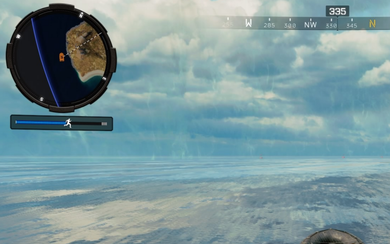 Pay attention to the bar under the radar, which appears when the zone is narrowing - The shrinking play area (zone) in Black Ops 4 Blackout Mode - Blackout Mode - Call of Duty Black Ops 4 Guide and Tips