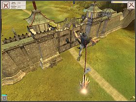 The road to the hills is blocked by walls (three red lines on the picture above) - LAND SIX - gameplay - Black and White 2 - Game Guide and Walkthrough