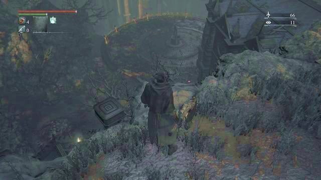 At the bottom you will face a difficult battle. Better try to deal with the enemies one after another. - Cathedral Ward - after the fight with Vicar Amelia | Walkthrough - Walkthrough - Bloodborne Game Guide & Walkthrough