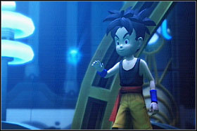 After you're saved, you'll find yourself in another futuristic room - Flying Fortress - Disc 1 - Blue Dragon - Game Guide and Walkthrough