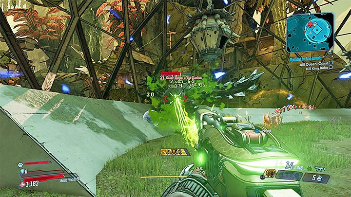 Remember to eliminate the bosses one by one - you can eliminate them in any order - Queen iOsaur & King Bobo | Opponent in Borderlands 3 - Tougher opponents - Borderlands 3 Guide