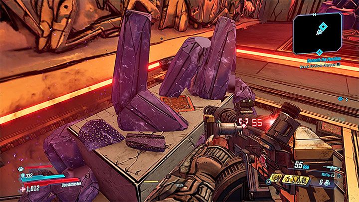 From now on, you can destroy purple crystals - the main hero will automatically use the Resonator when pressing the melee attack button - How to destroy the purple crystals in Borderlands 3? - FAQ - Borderlands 3 Guide