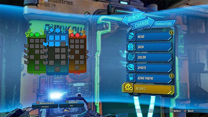 Interact with a station to open the menu - How to reset skills in Borderlands 3? - FAQ - Borderlands 3 Guide