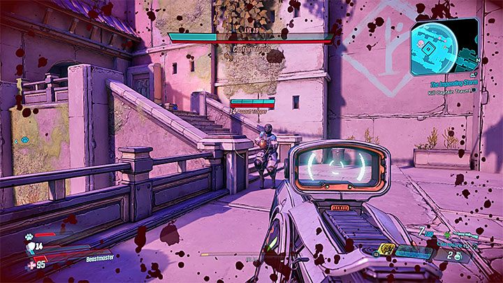 On the outskirts of the arena, there are walkers and long corridors that you can use to avoid boss attacks - The Impending Storm | Borderlands 3 Walkthrough - Main Quests - Borderlands 3 Guide
