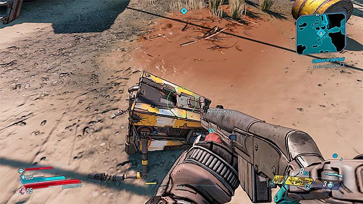 Finally, go back to your friend (you can safely jump down) and repair him - Children of the Vault | Borderlands 3 Walkthrough - Main Quests - Borderlands 3 Guide