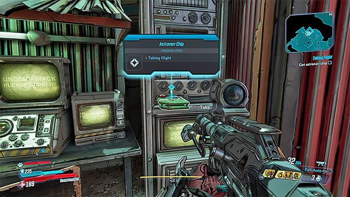 The second objective is to get Astronav Chip - Taking Flight | Borderlands 3 Walkthrough - Main Quests - Borderlands 3 Guide