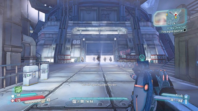 After you get to the location shown in the above screenshot, you will have to deal with another Badass Outlaw - A New Direction - Main missions - Borderlands: The Pre-Sequel! - Game Guide and Walkthrough