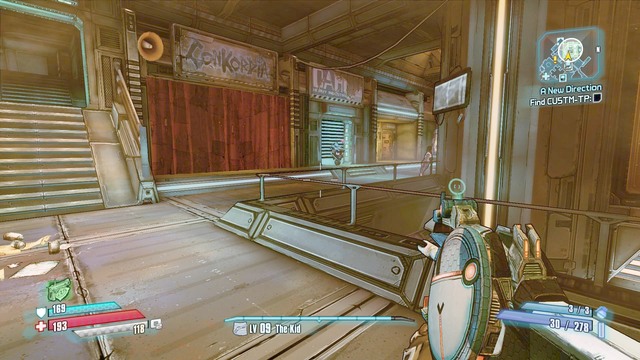 After the conversation, follow claptrap and Jack, up until you reach the lift - A New Direction - Main missions - Borderlands: The Pre-Sequel! - Game Guide and Walkthrough