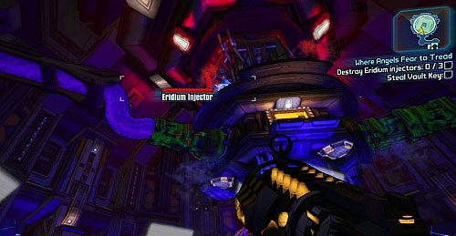 After you destroy the robot, you will be able to use the passage on the lower level - Where Angels Fear to Tread part 1, 2 | Walkthrough for Borderlands 2 - Main missions - Borderlands 2 Game Guide