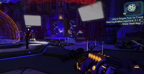 Destroy enough Robots and Roland will start removing another Eridium Injector shield - Where Angels Fear to Tread part 1, 2 | Walkthrough for Borderlands 2 - Main missions - Borderlands 2 Game Guide