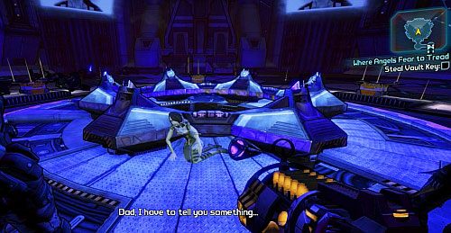 With the last Eridium Injector destroyed, approach Angel and finish the first part of the mission by speaking with Roland - Where Angels Fear to Tread part 1, 2 | Walkthrough for Borderlands 2 - Main missions - Borderlands 2 Game Guide