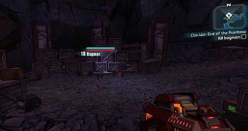 Your task will be to follow him through the mine shaft while staying unnoticed - Clan War: End of the Rainbow | The Highlands side missions in Borderlands 2 - The Highlands - Borderlands 2 Game Guide