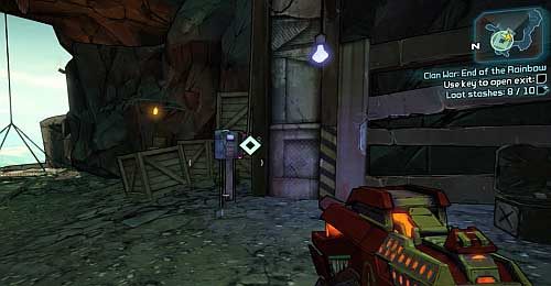 In order to gain additional experience points, you have to open 10 chests with money - Clan War: End of the Rainbow | The Highlands side missions in Borderlands 2 - The Highlands - Borderlands 2 Game Guide