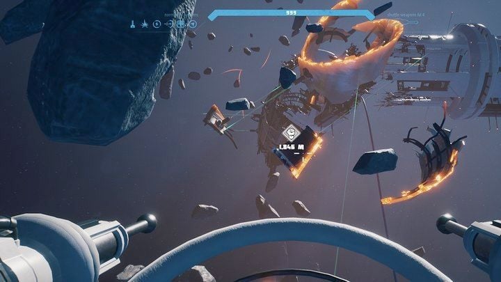 It's time for the last location, which you will of course find at the end of the area - Breathedge: Examine the unknown module - walkthrough - Chapters 4 & 5 - Breathedge Guide