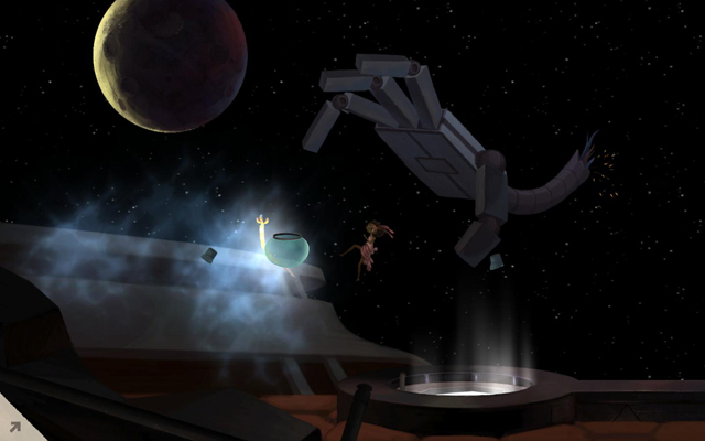 Collect the hand. - Route to the Ship - Chapter 2 - Vella - Broken Age - Game Guide and Walkthrough