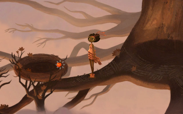 Take the fruit - Meriloft - Chapter 1 - Vella - Broken Age - Game Guide and Walkthrough