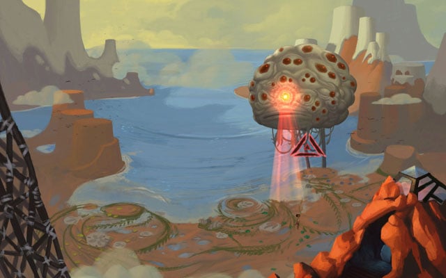 Aim at the tentacles - Fighting Mog Chothra - Chapter 1 - Vella - Broken Age - Game Guide and Walkthrough