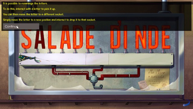 Read the instructions above - George - Henris Apartment, Vera Security - Paris - Broken Sword: The Serpents Curse - Game Guide and Walkthrough