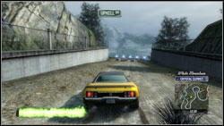 Super jump #6 - White Mountain - Super jumps - Burnout Paradise: The Ultimate Box - Game Guide and Walkthrough