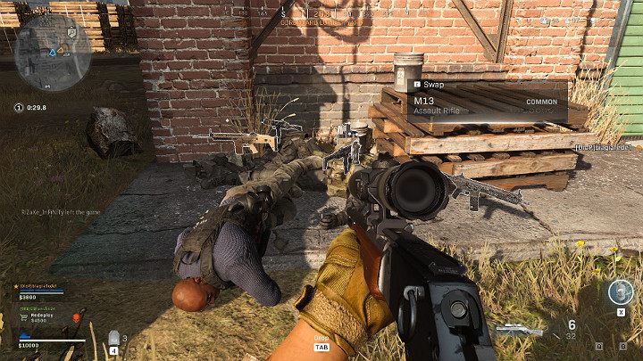 The same rule applies to additional weapons, ammunition and other auxiliary equipment - Warzone: Course of the match - Basics - Warzone Guide