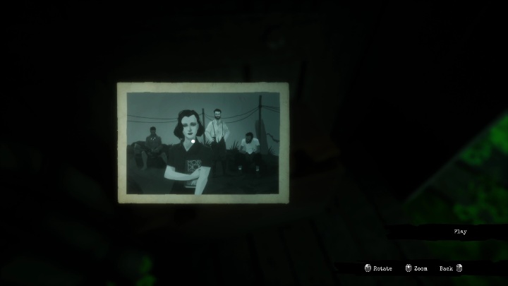 This picture is on the chest, on the right side of the tent - Call of the Sea: Chapter 4, nice performance - diary entries - Journal entries - Call of the Sea Guide