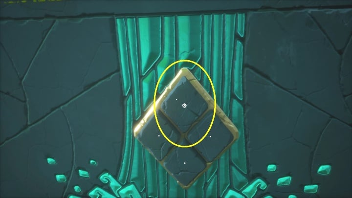 When you reach the mural with the symbol on the right, you should click the top key - Call of the Sea: Murals - puzzle, Chapter 4 - Chapter 4 - Call of the Sea Guide