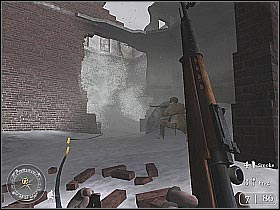 5 - Repairing the Wire - Not One Step Backwards! - Call of Duty 2 - Game Guide and Walkthrough