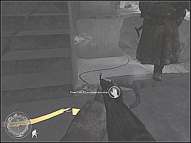 You can now continue to the first floor - Repairing the Wire - Not One Step Backwards! - Call of Duty 2 - Game Guide and Walkthrough