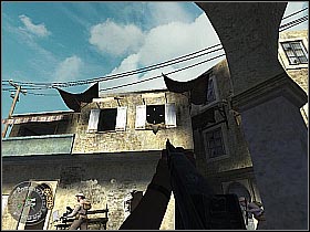 You should be able to surprise the MG-42 crew without any major problems (screen 1) - The End of the Beginning - The Battle of El Alamein - Call of Duty 2 - Game Guide and Walkthrough