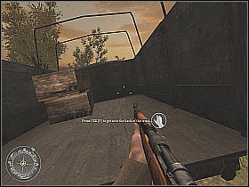 You will have to defend the truck - Prisoners of War - The Battle for Caen - Call of Duty 2 - Game Guide and Walkthrough