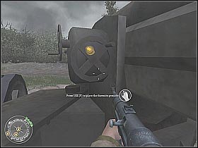 Once you reach the crossroads some new objectives should appear on your screen (screen 1) - The Battle of Pointe du Hoc - D-Day - Call of Duty 2 - Game Guide and Walkthrough