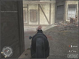 You have to get to the other side of this street - The Crossing Point - Crossing the Rhine - Call of Duty 2 - Game Guide and Walkthrough