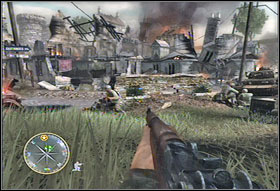 Move with your comrades toward the east (#1) - Game Guide - Chapter I: Saint Lo - Game Guide - Call of Duty 3 Game Guide