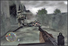 After a while, youll reach the German trenches - Chapter II: The Island - Game Guide - Call of Duty 3 Game Guide