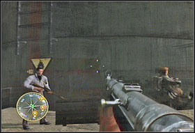 Come closer and kill another group of enemies - Chapter VI: Fuel Plant - Game Guide - Call of Duty 3 Game Guide