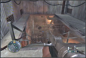 Go downstairs and follow the indications on the compass - Chapter VI: Fuel Plant - Game Guide - Call of Duty 3 Game Guide