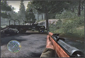 Now is the hardest part of the mission - Chapter VIII: The Forest - Game Guide - Call of Duty 3 Game Guide