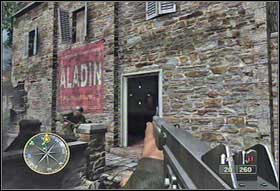 Now you need to get to the other side of the ruined house (#1) - Chapter X: Crossroads - Game Guide - Call of Duty 3 Game Guide