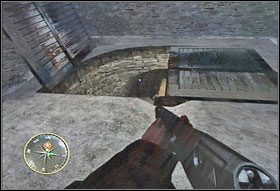 Since major wasnt in the house, maybe hes kept inside the barn nearby (#1) - Chapter XI: Hostage - Game Guide - Call of Duty 3 Game Guide