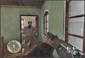 Theres another building to clear in front of you (#1) - Chapter XI: Hostage - Game Guide - Call of Duty 3 Game Guide