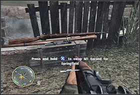 Guzzo will be indicating the terrain with the flares for the artillery (#1) - Chapter XIV: Closing the Gap - Game Guide - Call of Duty 3 Game Guide