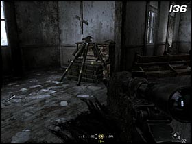 Wait for MacMillian to open the door and then keep going - All Ghillied Up | COD Modern Warfare Remastered Walkthrough - Walkthrough - Call of Duty 4 Modern Warfare Remastered Guide