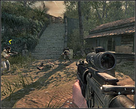 Follow you teammates steps who are heading towards a nearby hill #1 - Walkthrough - Operation 40 - p. 1 - Walkthrough - Call of Duty: Black Ops Game Guide & Walkthrough