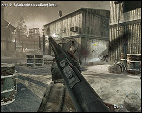 Leave the building and use the raffles to destroy padlocks on a nearby gate #1 - Vorkuta - p. 1 - Walkthrough - Call of Duty: Black Ops Game Guide & Walkthrough