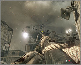 Stand by the entrance to the roof and wait till the helicopter shoots this place - Vorkuta - p. 2 - Walkthrough - Call of Duty: Black Ops Game Guide & Walkthrough